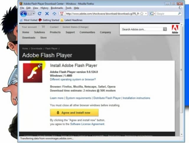 javascript flash player